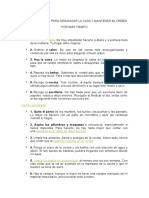 3 Reglas Básicas para Organizar La Casa y Mantener El Orden Por Más Tiempo