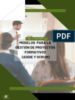 Guía de Aprendizaje T3 U1 - Modelos para La Gestión de Proyectos Formativos (ADDIE y SCRUM)