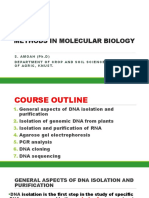 AGB 254: Methods in Molecular Biology: S. AMOAH (PH.D) Department of Crop and Soil Sciences, Faculty of Agric, Knust