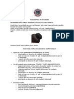 Materiales y Recomendaciones para La Práctica Fundamentos