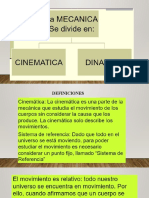 CINEMÁTICA