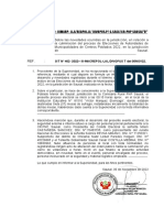 Informe Culminacion Del Proceso Electoral Centro Poblado Sausal