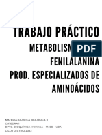 02 TP Metabolismo de la Fenilanina