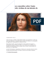 10 Datos Poco Conocidos Sobre Santa María Goretti, Víctima de Un Intento de Violación