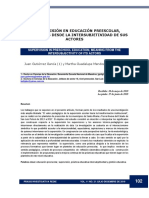 La Supervisión en Educación Preescolar, Significados Desde La Intersubjetividad de Sus Actores