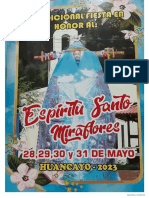 Invitación - Programa Fiesta Patronal Miraflores 2023