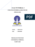 Tugas Tutorial 3 Mk. Strategi Pembelajaran Di SD