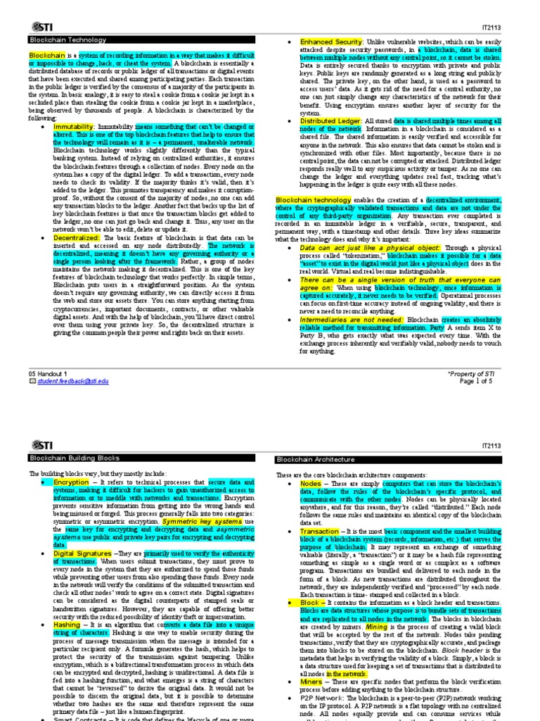 05 Handout 1 | PDF