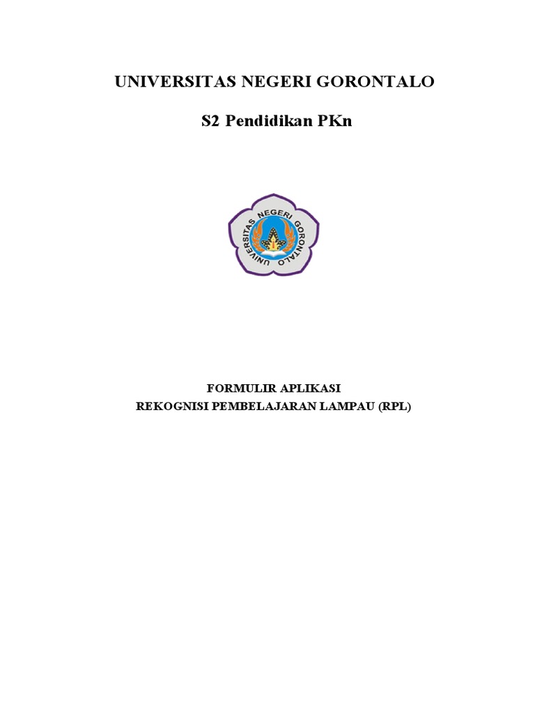 Aplikasi RPL S2 PPKn UNG | PDF