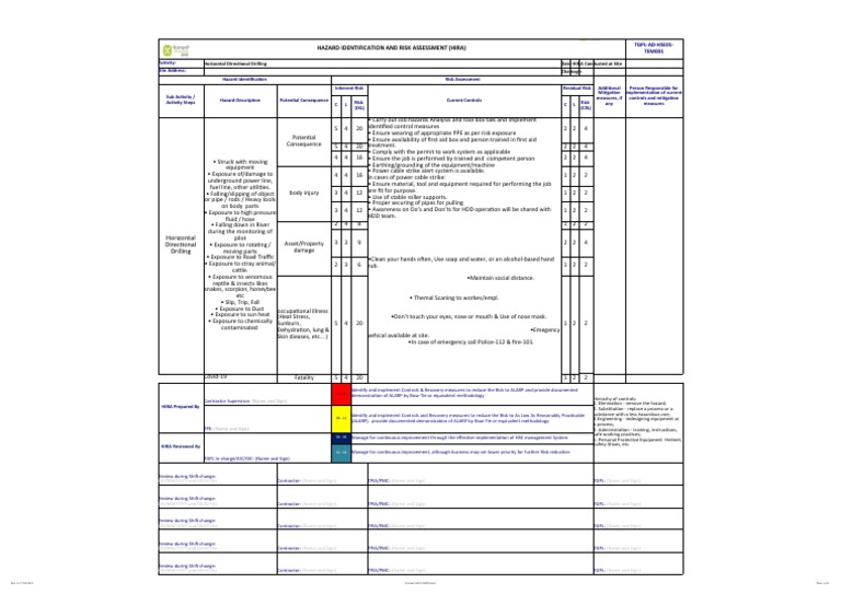 HDD Hira | PDF | Risk | Hazards