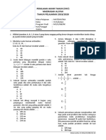 Soal Matematika Wajib Xi