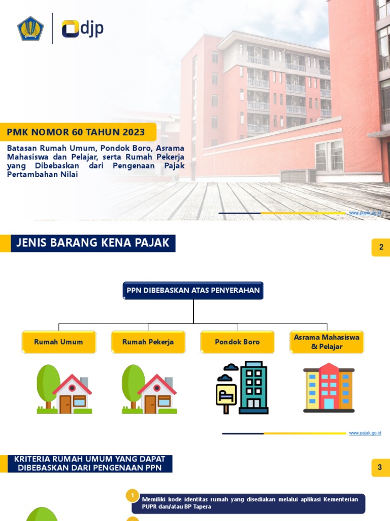 Sosialisasi PMK 60 Tahun 2023 Rumah | PDF