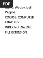 Joel-Pappoe Wesley - File Extensiion