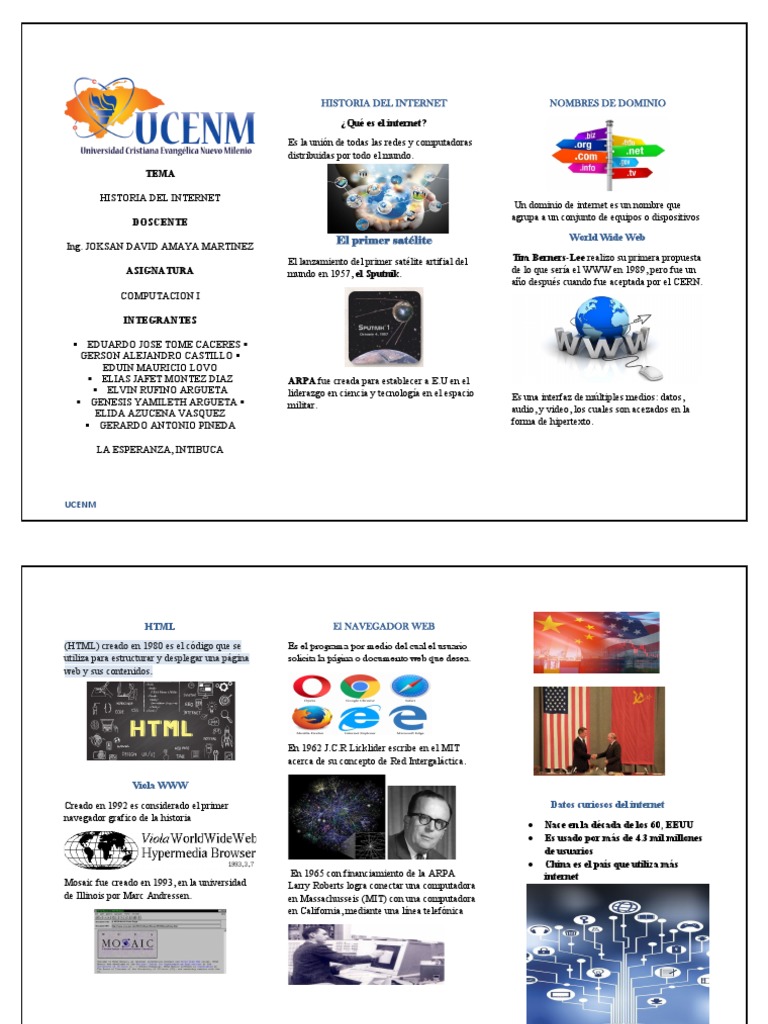 Historia y Evolución del Internet | PDF | Red mundial | Internet y web