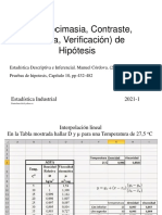 Prueba de Hipótesis