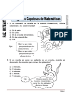 Ficha de Matemáticas para Segundo de Primaria