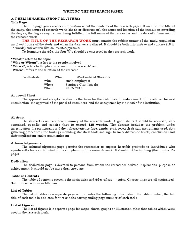 Research Paper Writing Guide | PDF | Thesis