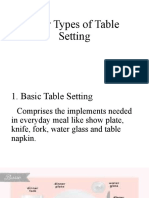 PPT 4 Types of Table Setting