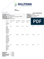 Lista de Empaque 0957