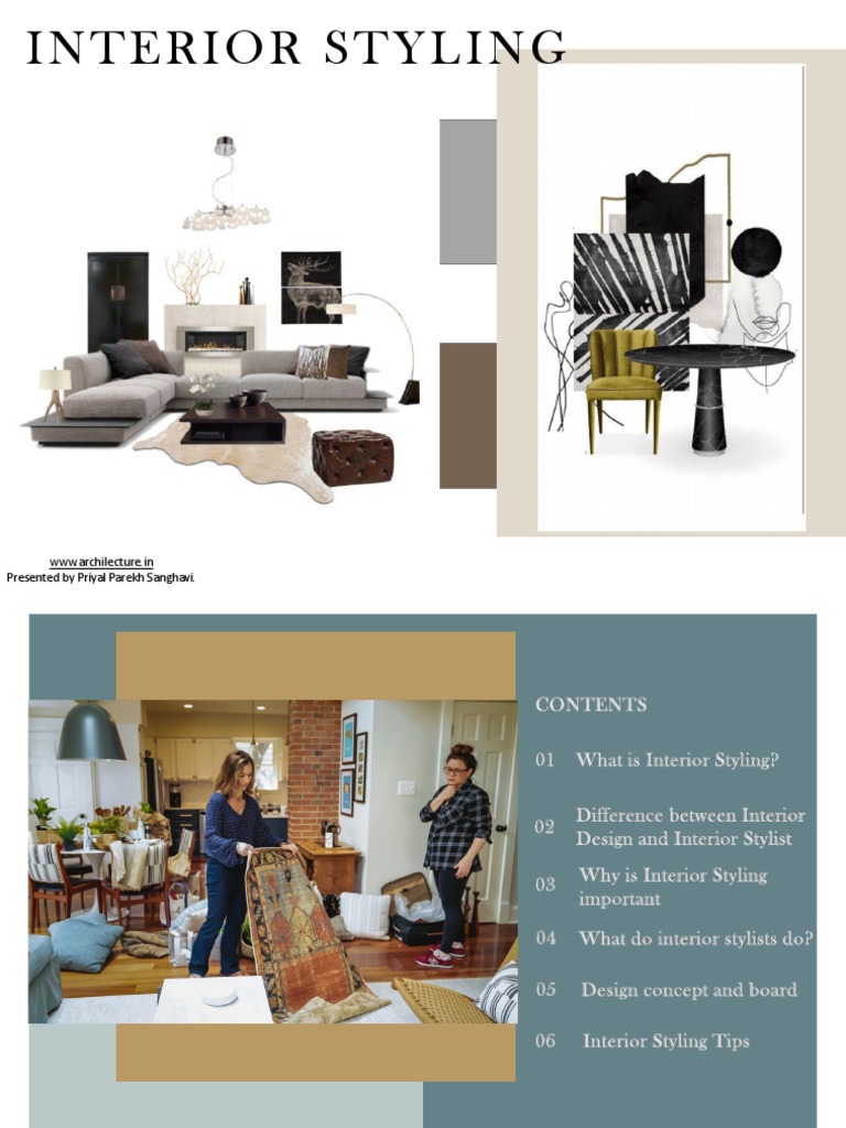 Understanding Interior Styling Concepts | PDF | Interior Design | Pillow
