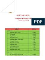 Daftar Menu Pempek - Fix Terbaru Yes