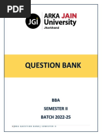 Question Bank Sem II