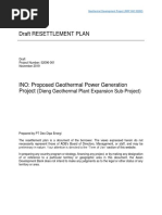 Geothermal Resettlement Plan Dieng