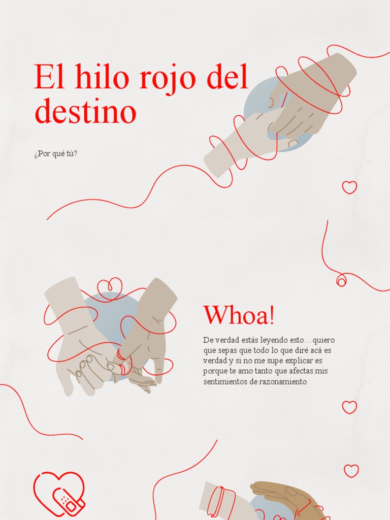 El Hilo Rojo | PDF | Amor | Felicidad