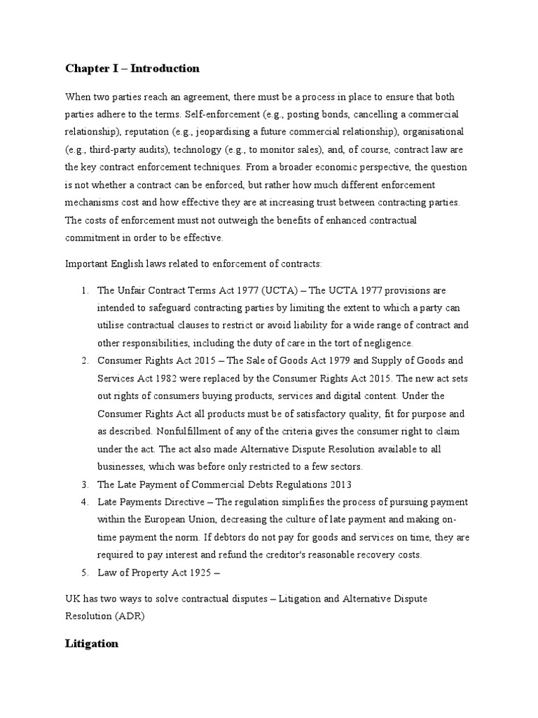 UK Contract Law | PDF | Business | Law