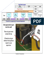 One Point Lesson OPL Comressed Air Safety Usage of Approved Air Gun For Cleaning Activities