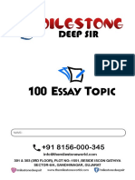 100 Essay Final
