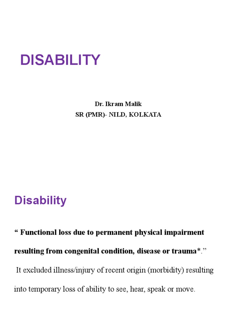 Disability BPT PDF Visual Impairment Disability
