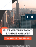 Ielts Writing Task 2 Sample Two Views Tax