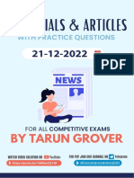 21 Dec - Editorials & Articles by Tarun Grover