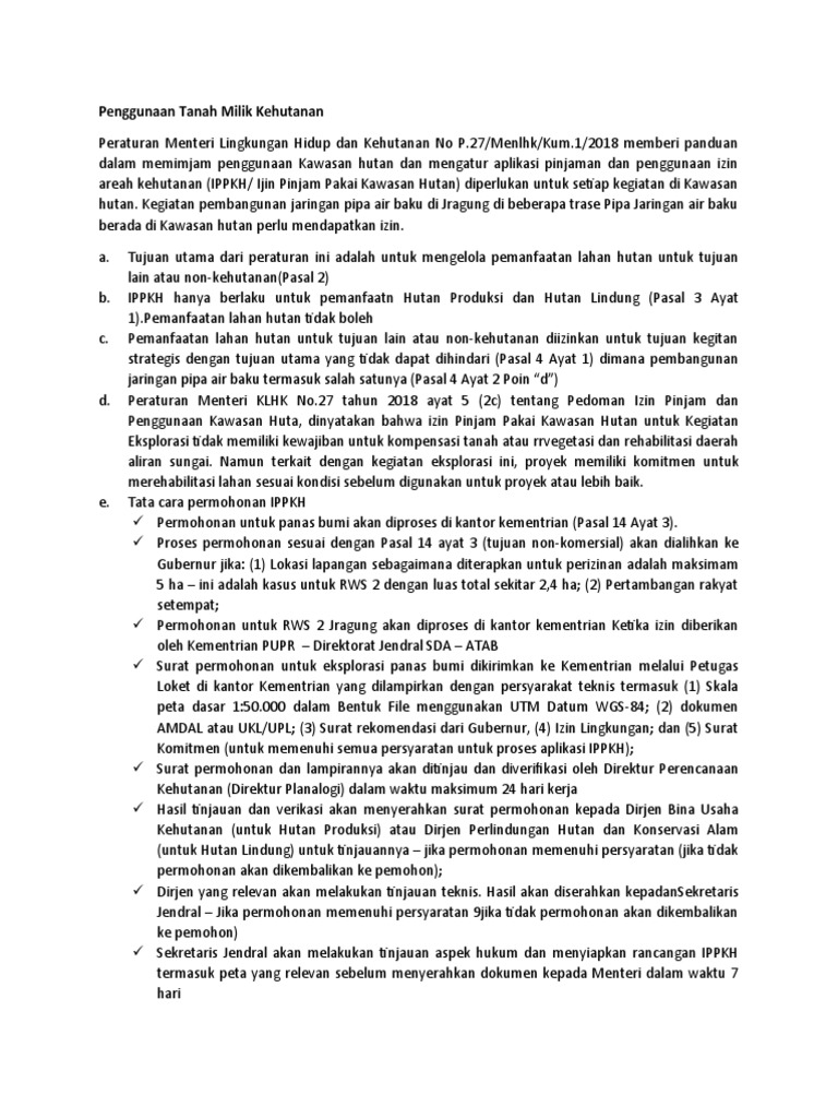 Legal Standing Penggunaan Lahan Perhutani PDF