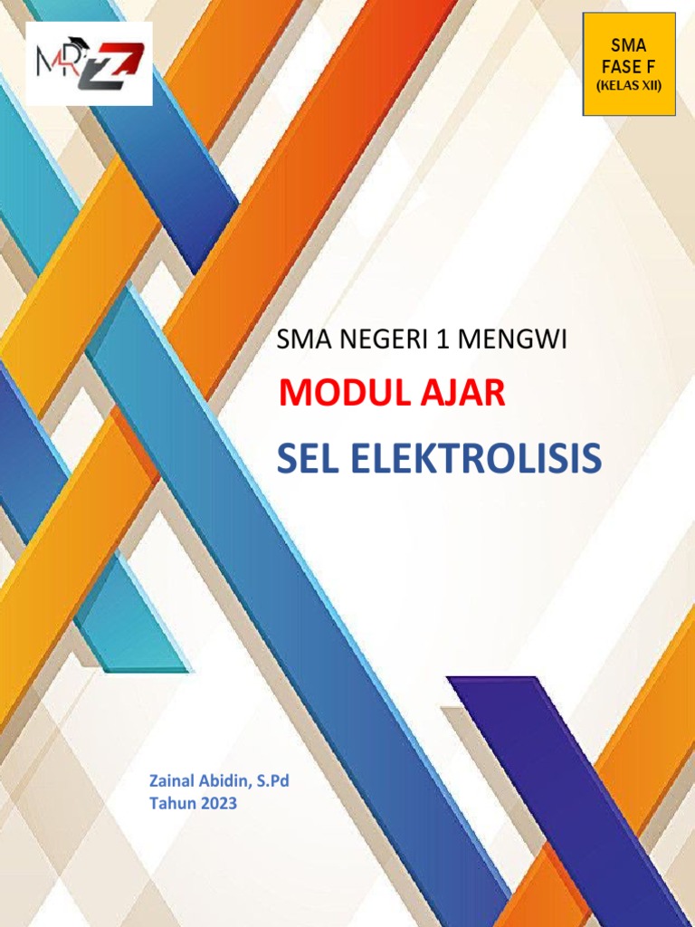 Modul Kimia XII Sel Elektrolisis | PDF