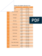 List Harga Kue Kering Lebaran 2023