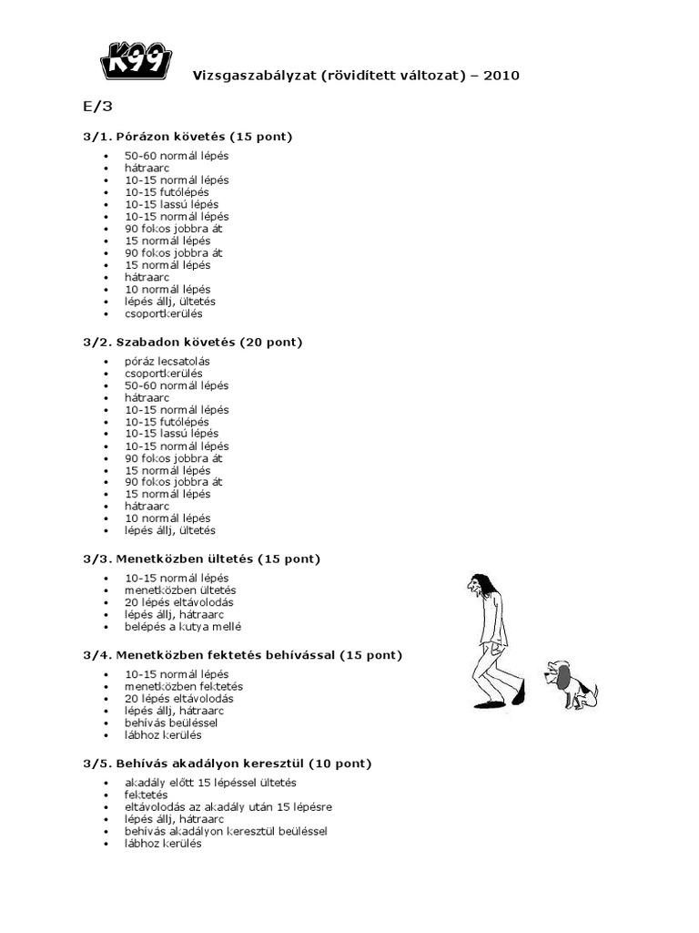 K99 E3 Rövid | PDF
