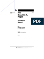 D10 HbA1c Instruction Manual (L20012101)
