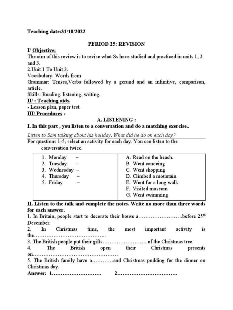 Student English Revision Guide | PDF