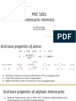 MOC5001 Heterocyclic Chemistry L 5-6 Handout