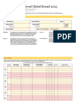 WSC Seoul Global Round 2023 Registration Form