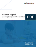 Calvert Digital Learning Design and Research Base