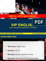 UNIT 11 - LET'S SEE A MOVIE! (Guided Talk - Level A)