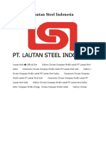 Brosur PT Lautan Steel Indonesia