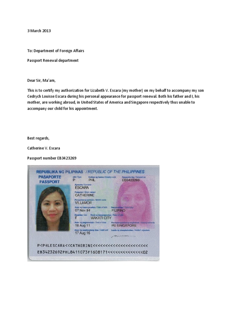 Authorization letter dfa pdf