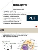 Histology 1.1 The Cell