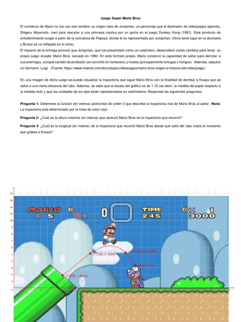 Origen y Trayectoria de Mario Bros | PDF