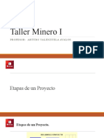 Clase 0 Taller Minero I Etapas de Un Proyecto
