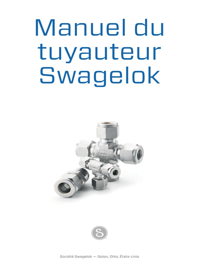 Raccord pour tube Swagelok en PTFE, connecteur mâle, diam. ext